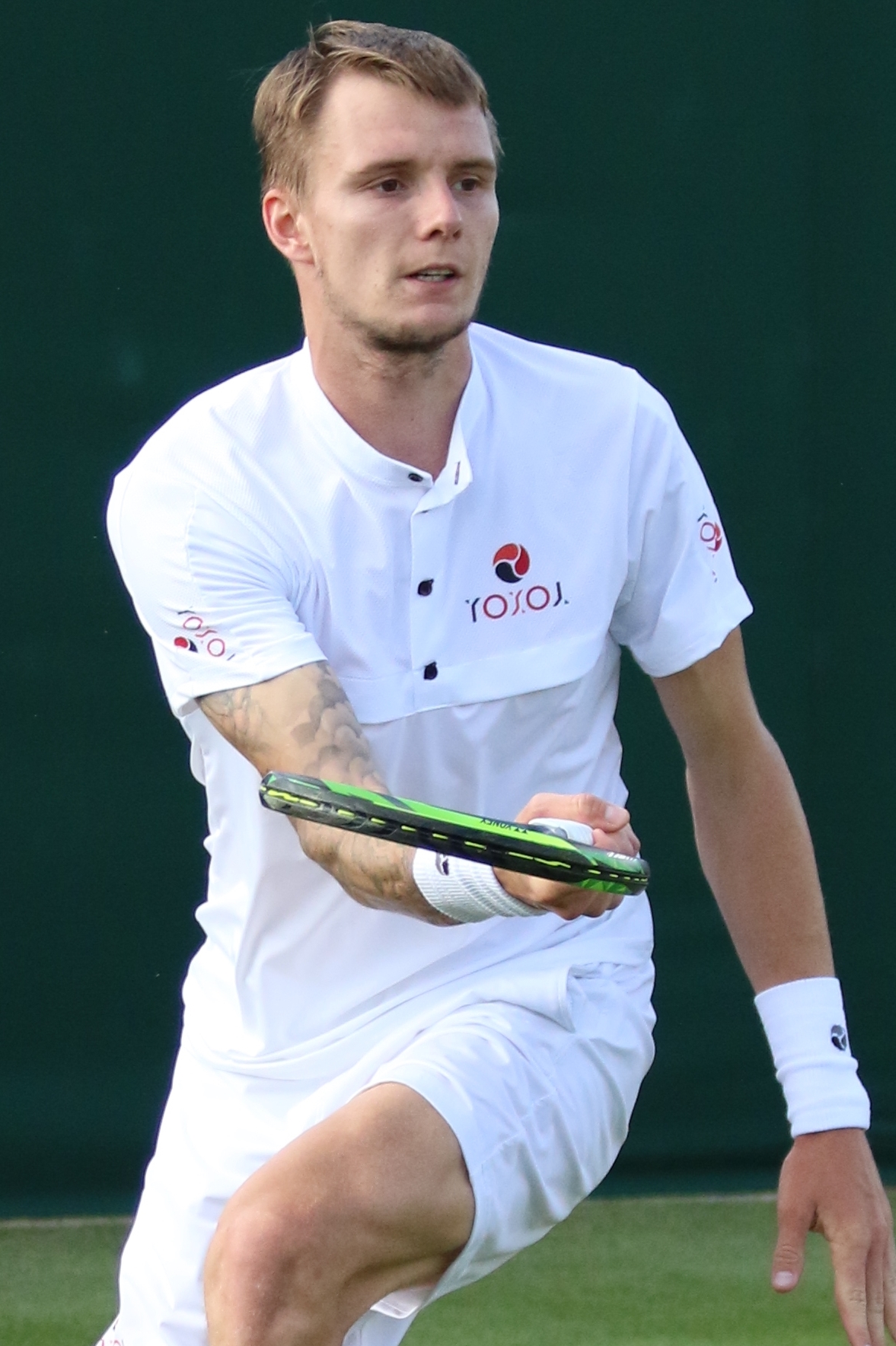 2019年のウィンブルドン選手権でのアレクサンダー・ブブリク