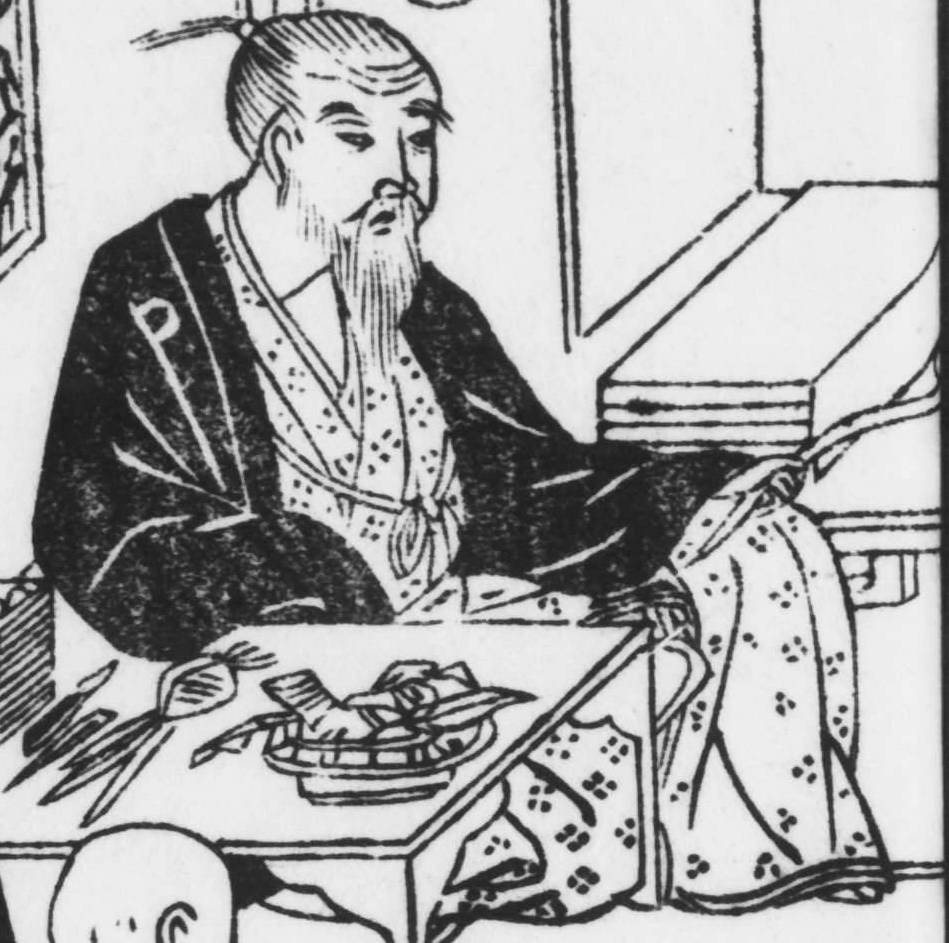「천구 해골 감정 연기」 삽화 (인물명 불명).