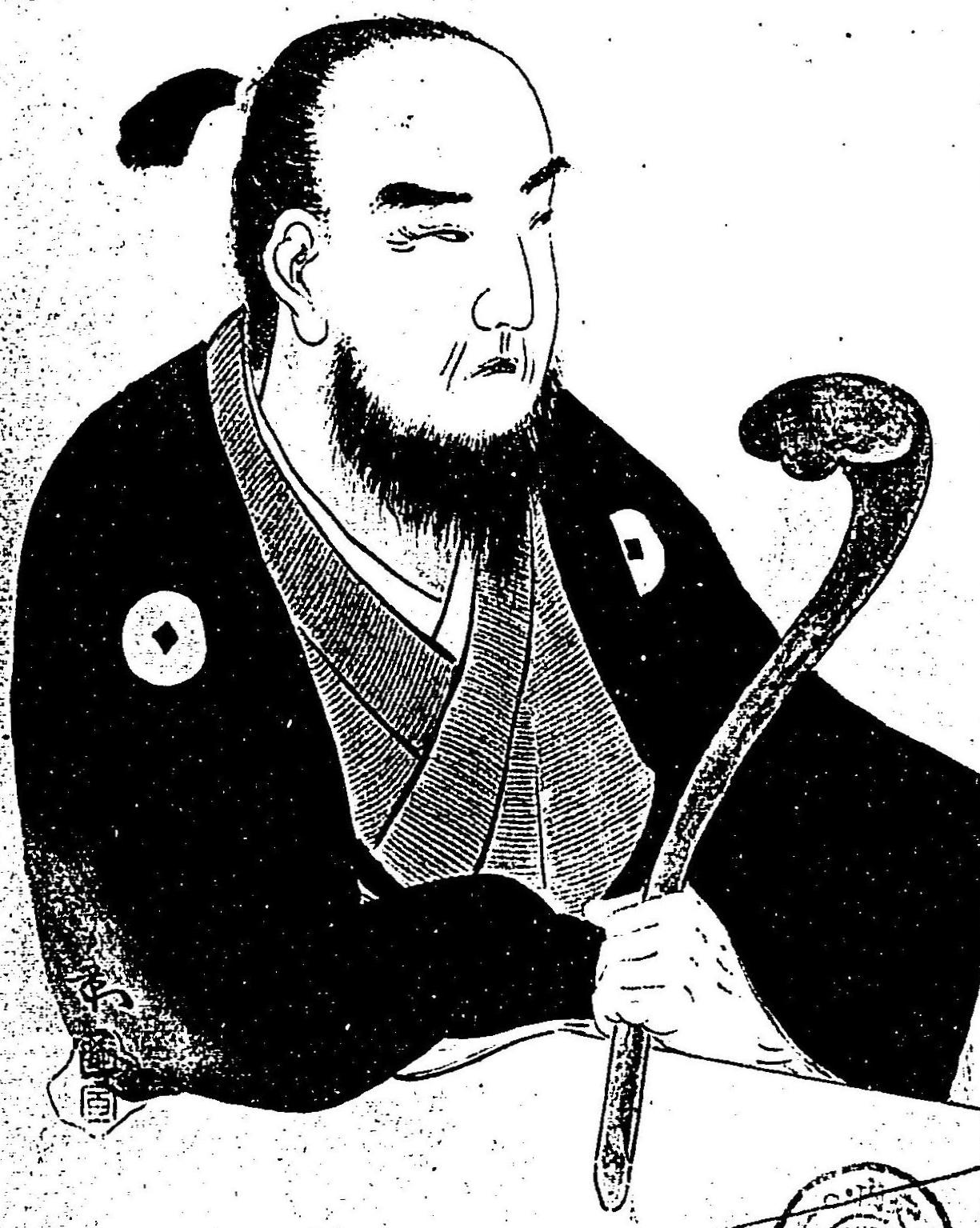 1899년 전기에 실린 히라가 겐나이 초상.