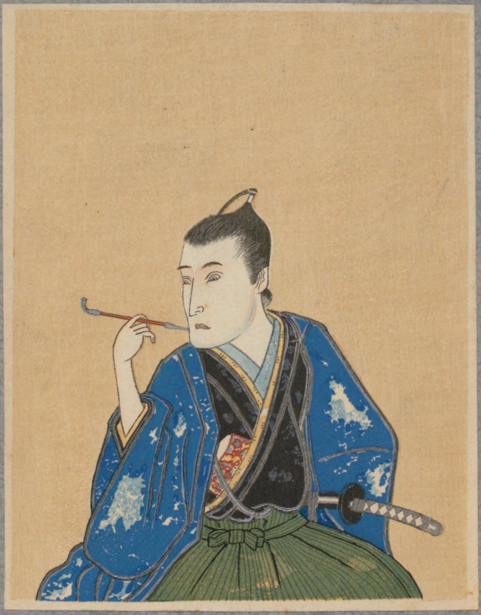 1932년 간행된 『히라가 겐나이 전집 상권』에 실린 초상.